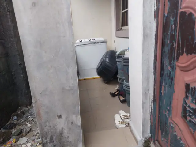 Back entrance to Adaolisa house