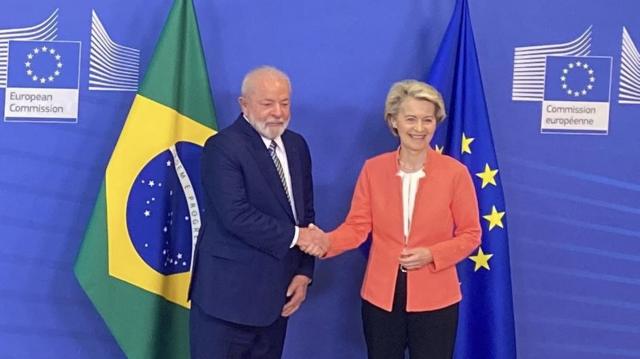 Lula e Ursula Von Der Leyen