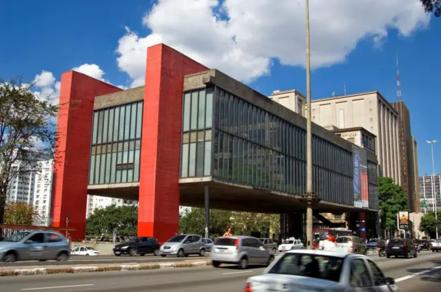 Masp, Museo de Arte de São Paulo, Avenida Paulista, São Paulo, Brasil