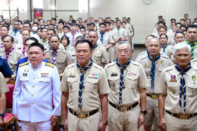 ในฐานะสภานายกสภาลูกเสือไทย นายอนุทิน ชาญวีรกูล