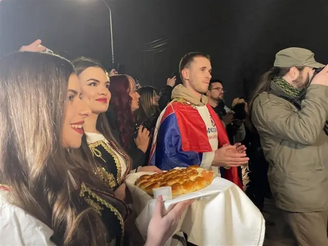 dočeka maratonaca u Nišu pred veliki protest 1. marta 2025.