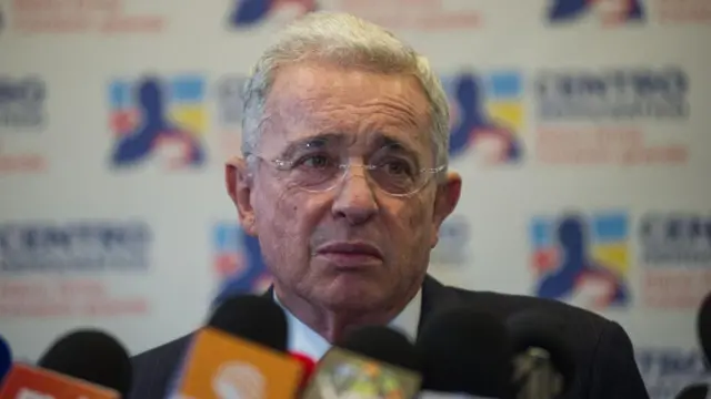 Álvaro Uribe, expresidente de Colombia.