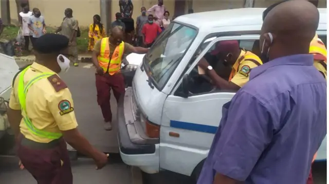 Awọn osisẹ LASTMA loju popo