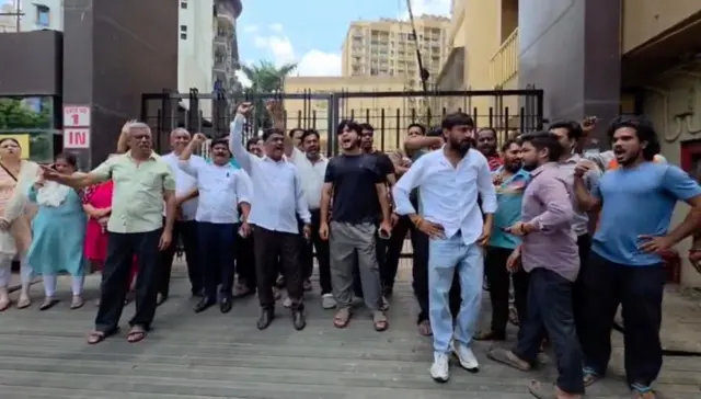 सोसायटीत बकऱ्या ठेवल्यावरून वाद