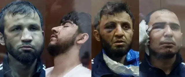 Rusiya Moskva Crocus City Hall-a hucum Krokus Sity Hall Moskva hücumunda həbs olunmuş taciklər Taciklər 