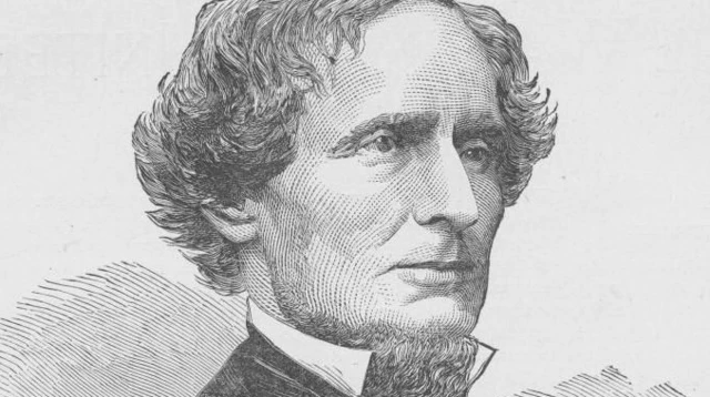 L'ancien président des États confédérés, Jefferson Davis