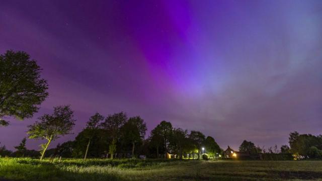 Північне сяйво в Нідерландах