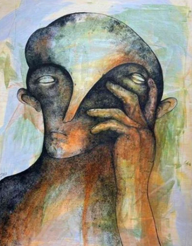 یک نقاشی از کیومرث کیاست