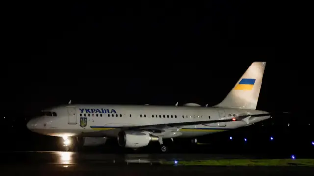 Літак Зеленського в аеропорту Дубліна