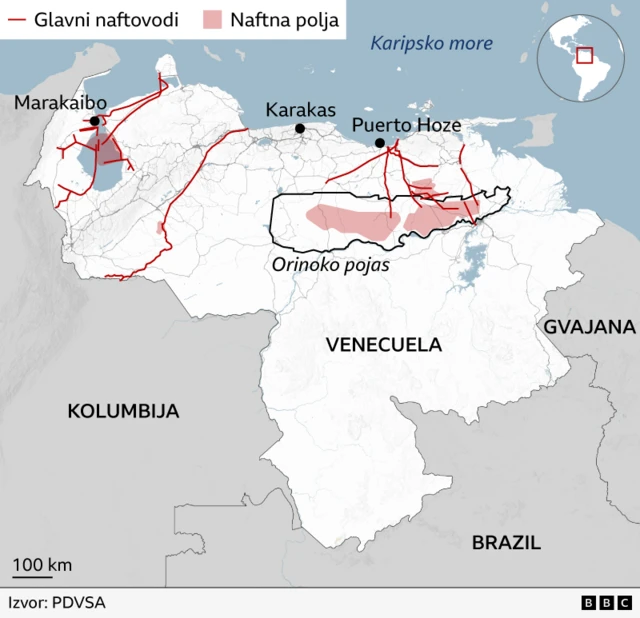 glavna naftna polja u venecueli