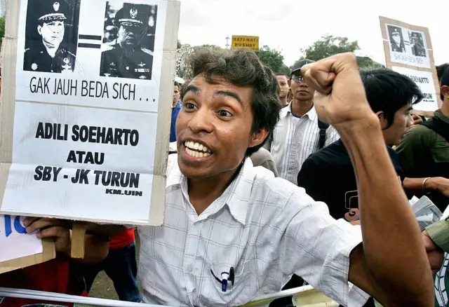 Demonstrasi mahasiswa, Seoharto,