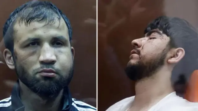 شمس الدین فریدونی (بائیں) اور محمد صابر فیاضوف 