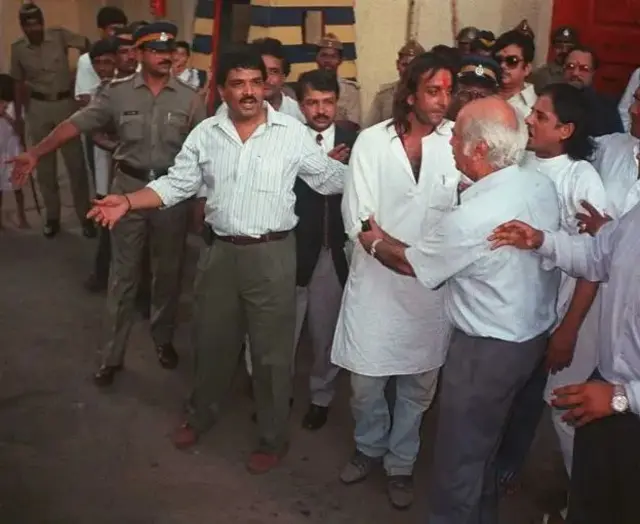 Sanjay Dutt was jailed in an Arms Act case, a high-profile incident following the 1993 Mumbai bombings (file photo)