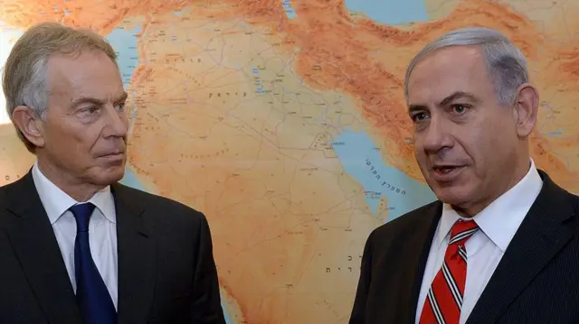 Bler i Netanjahu na sastanku 2014.