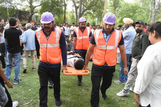 ਜਲੰਧਰ ਵਿੱਚ ਹੋਈ ਮੌਕ ਡ੍ਰਿਲ ਦੀ ਤਸਵੀਰ 