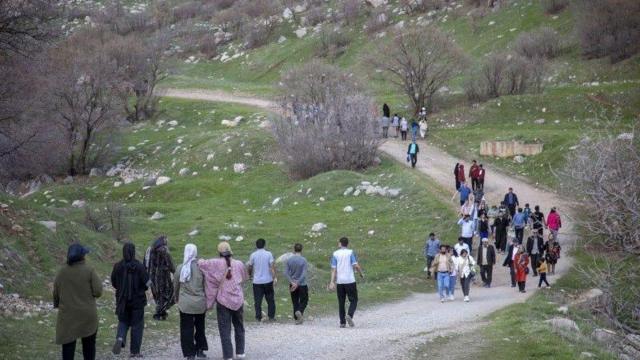 سیزده‌بدر امسال در منطقه حفاظت شده چالابه کرمانشاه