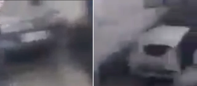 خودروهایی که در ویدیو دیده میشوند شبیه به تیبا و پژو هستند