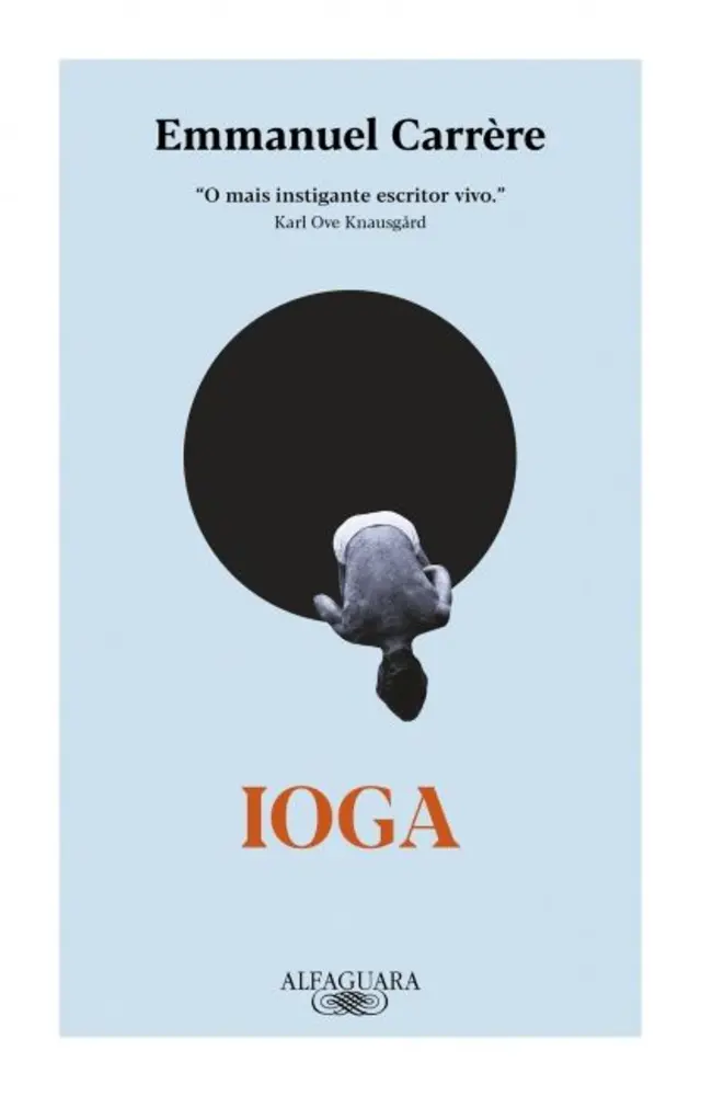 Capa do livro 'Ioga' de Emmanuel Carrère