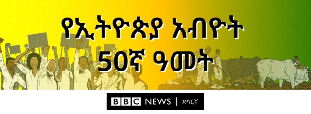 የኢትዮጵያ አብዮት ባነር