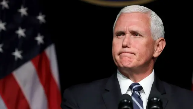 Pence aza mu kibanza ca gatatu inyuma ya Trump n'amajwi make cane