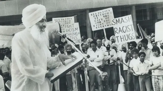 ਸਾਲ 1974 ਵਿੱਚ ਕੈਨੇਡਾ ਵਿੱਚ ਸਿੱਖਾਂ ਦਾ ਪ੍ਰਦਰਸ਼ਨ