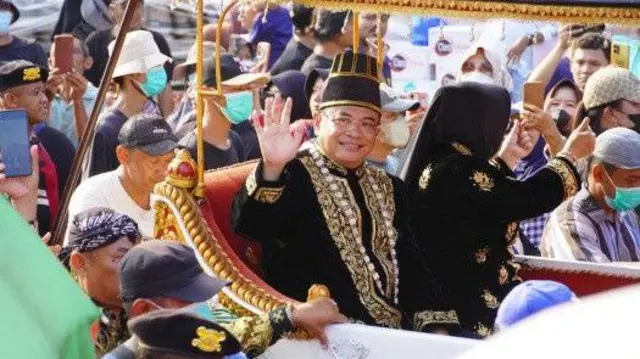 Bupati Sudewo saat dilantik. 