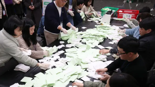 총선 대비 개표 연습