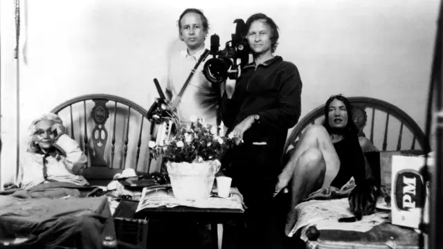 Gravação do documentário 'Grey Gardens'.