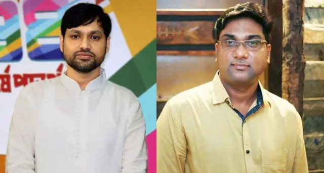 বাংলাভিশনের অনুষ্ঠান প্রধান তারেক আখন্দ ও মিউজিক ইন্ডাস্ট্রিজ ওনার্স অ্যাসোসিয়েশন- এর সাধারণ সম্পাদক এসকে সাহেদ আলী পাপ্পু