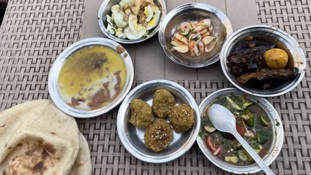 چند طرف غذای مصری