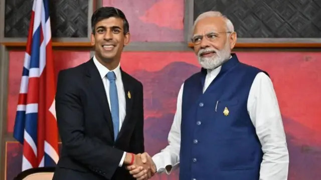 ਰਿਸ਼ੀ ਸੁਨਕ ਅਤੇ ਨਰਿੰਦਰ ਮੋਦੀ