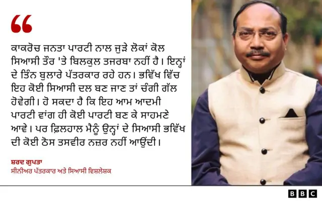 ਸੀਨੀਅਰ ਪੱਤਰਕਾਰ ਅਤੇ ਸਿਆਸੀ ਵਿਸ਼ਲੇਸ਼ਕ ਸ਼ਰਦ ਗੁਪਤਾ