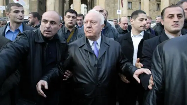 Gürcüstanın keçmiş Prezidenti Eduard Şevarnadze