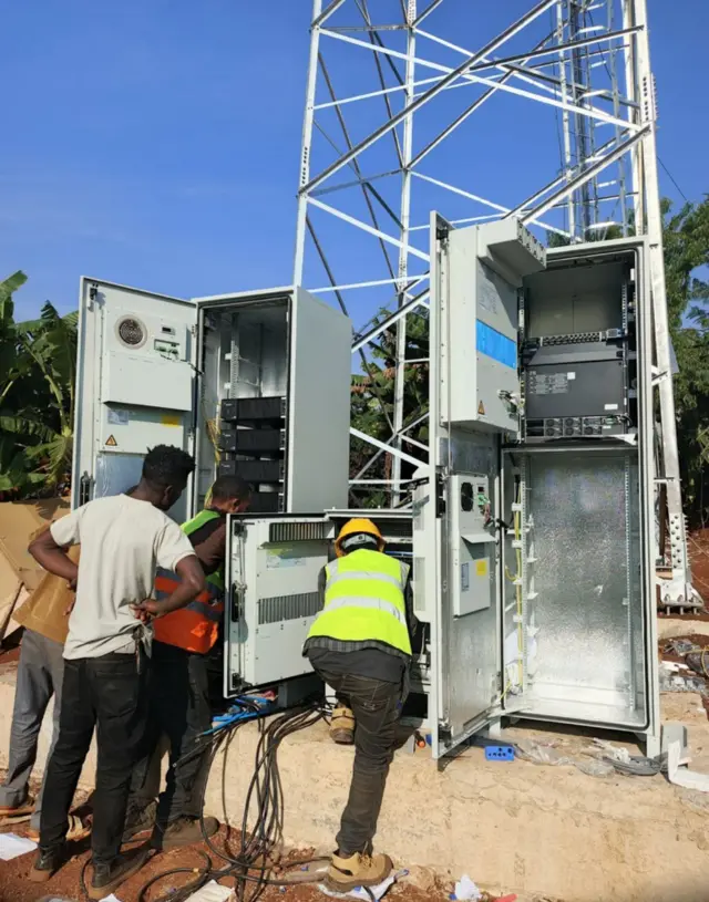 Wallagga Lixaatti tajaajila neetwoorkii 4G babal'isuuf hojjettoota hojjetaa jiran