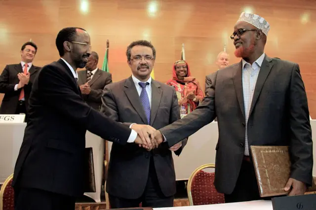 Marii bara 2013 Maadobeen jaarsummaa IGAD'n mootummaa Somaaliyaa waliin yeroo mari'ate