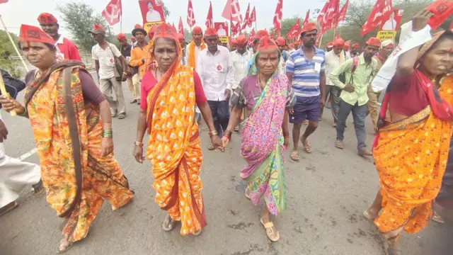 शेतकरी लाँग मार्च