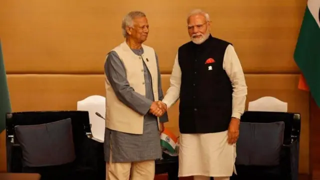 पंतप्रधान नरेंद्र मोदी आणि मोहम्मद युनूस यांची याच महिन्यात बँकॉकमध्ये भेट झाली होती.