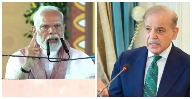 নরেন্দ্র মোদৗ ও শাহবাজ শরীফ