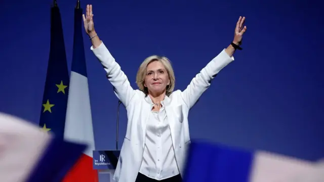 المرشحة عن حزب الجمهورية الديغولية فاليري بيكريس