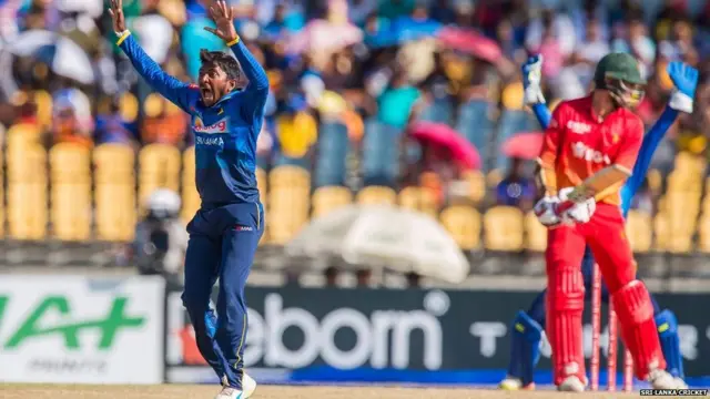 සිම්බාබ්වේ සහ ශ්‍රී ලංකාව අතර තරගයේ අවස්ථාවක්