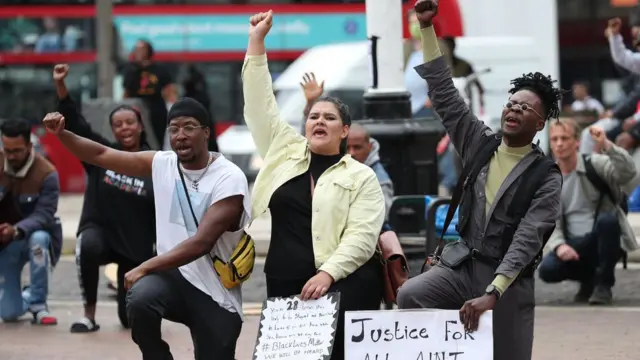 Протесты в Лондоне