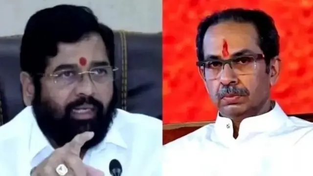 एकनाथ शिंदे आणि उद्धव ठाकरे