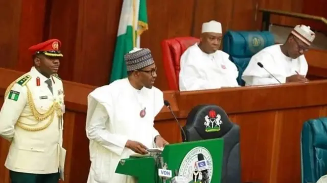 Wasu sun yi wa Buhari ihu a lokacin gabatar da kasafin 2019