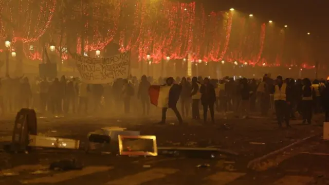 Manifestación en París