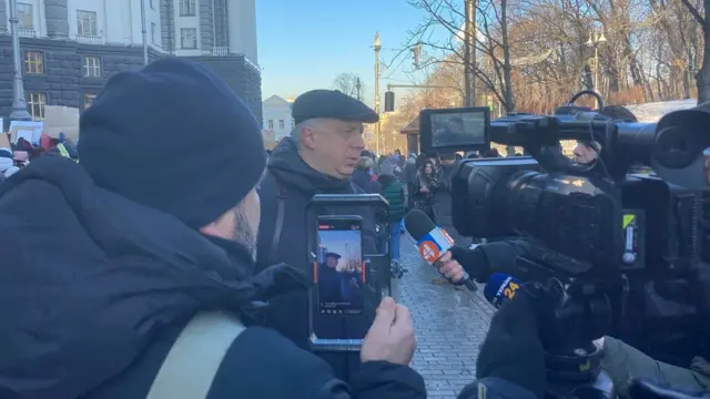 На акції був присутній обраний президент НаУКМА Сергій Квіт