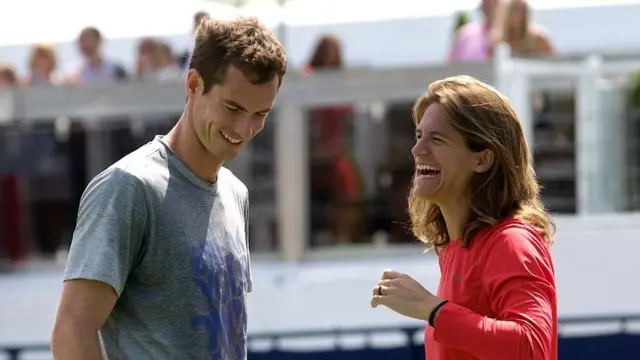 Murray e Amelie Mauresmo