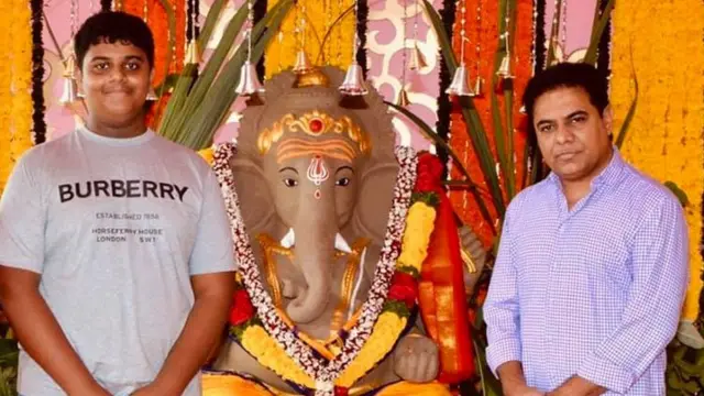 కేటీఆర్‌తో హిమాన్షు