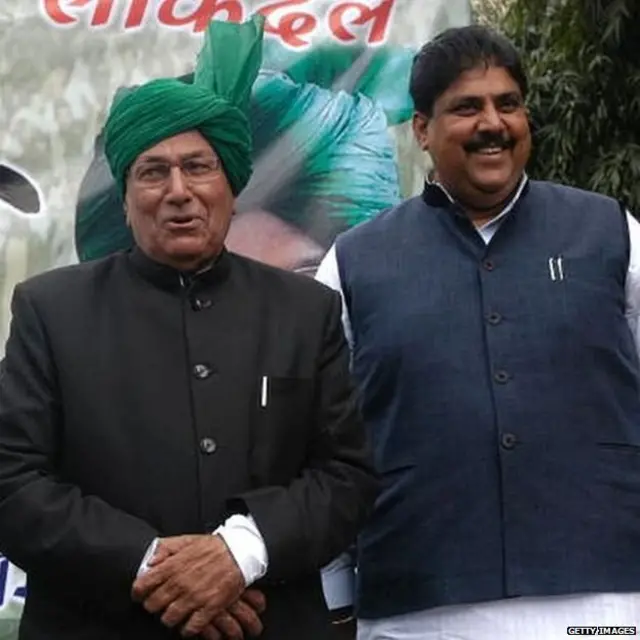 अजय चौटाला और ओम प्रकाश चौटाला