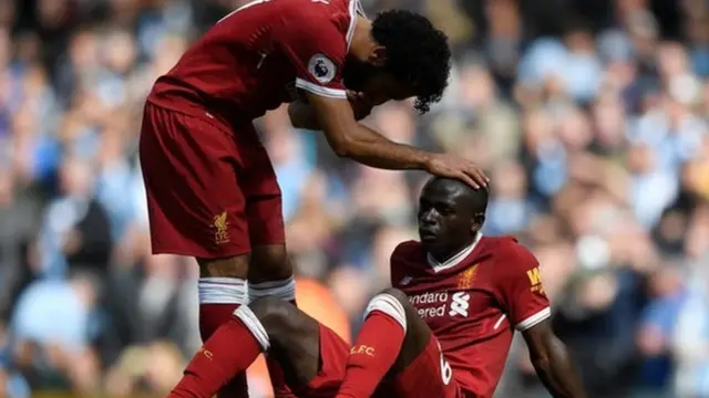 Mohamed Salah and Sadio Mane