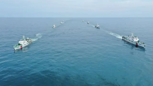 দক্ষিণ চীন সাগরে চীনা কোস্ট গার্ডের টহল। (ফাইল ফটো)